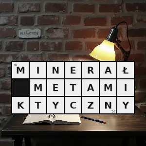 Hasło krzyżówkowe minerał zawierający pierwiastki promieniotwórcze jako składniki główne lub poboczne które wywołują w nim procesy prowadzące do utraty przez niego krystaliczności - minerał metamiktyczny – rozwiązanie, synonimy, podpowiedzi i definicje krzyżówkowe